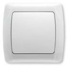Онега Белый Выключатель 1-клавишный TDM