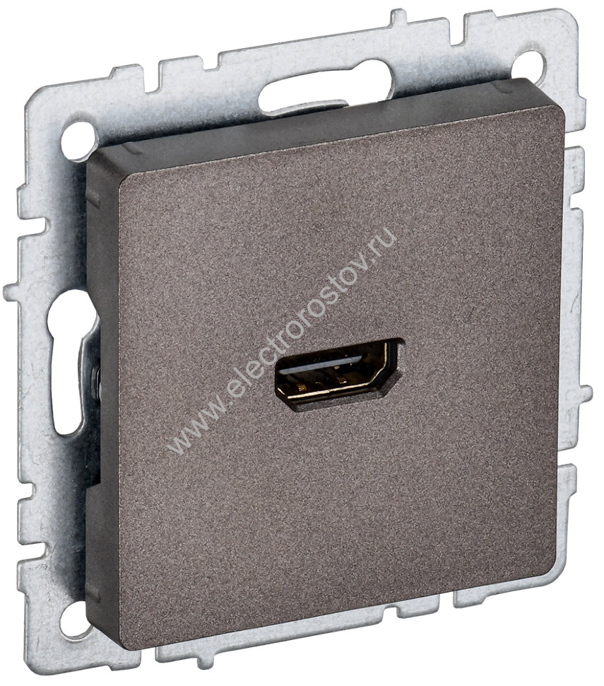 IEK BRITE BASE Темн.бронза Розетка HDMI РHDMI-0-БрТБ
