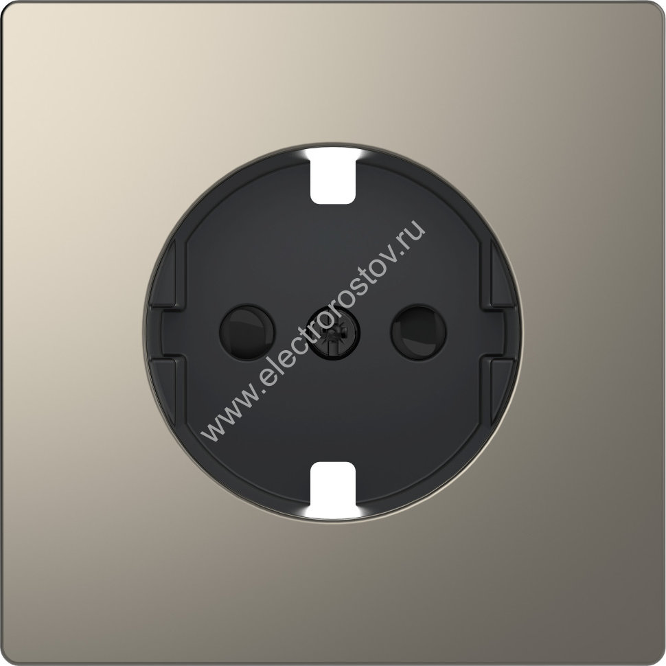 Schneider Electric Merten D-Life Никель Накладка центральная для механизма розетки