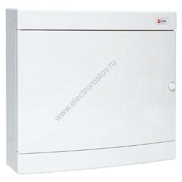 EKF Щит распределительный навесной "Unix" белая дверь 2х18 модулей IP40 EKF PROxima