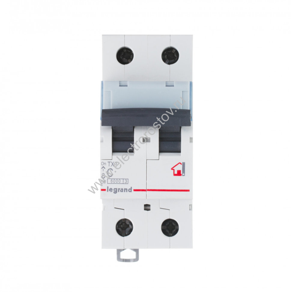 TX3 Автоматический выключатель 2P C06 6кА Legrand