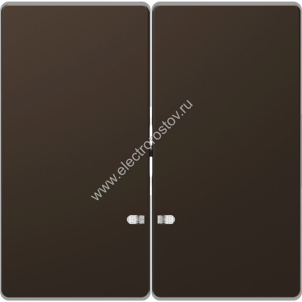 Schneider Electric Merten D-Life Мокко Клавиша 2-ая с линзой для LED модуля