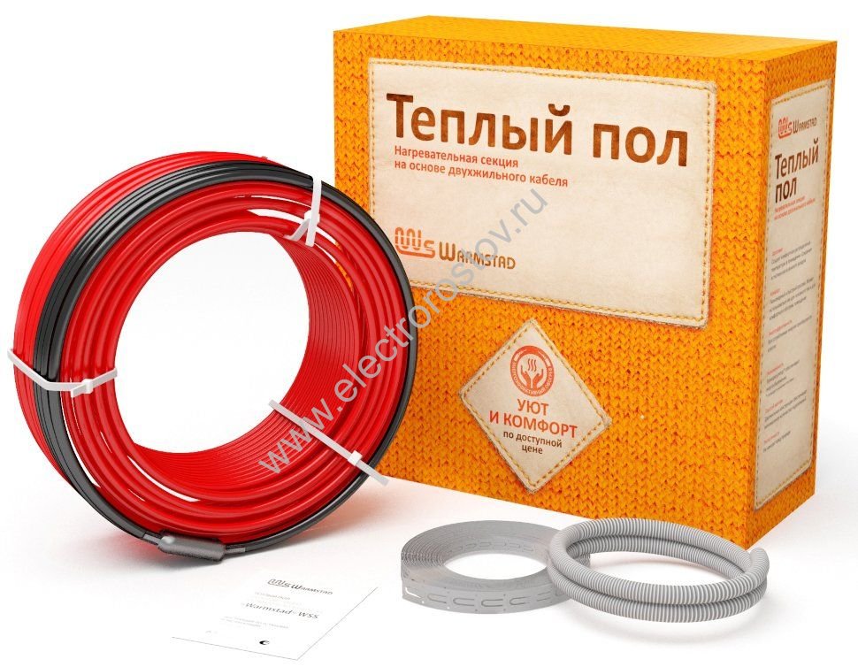 Двухжильный кабель в стяжку 7,5м 150Вт