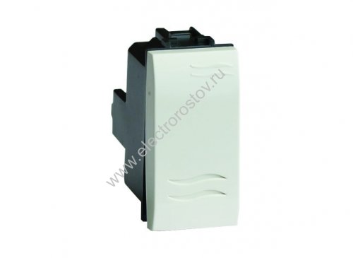 DKC Переключатель, белый, 1мод.