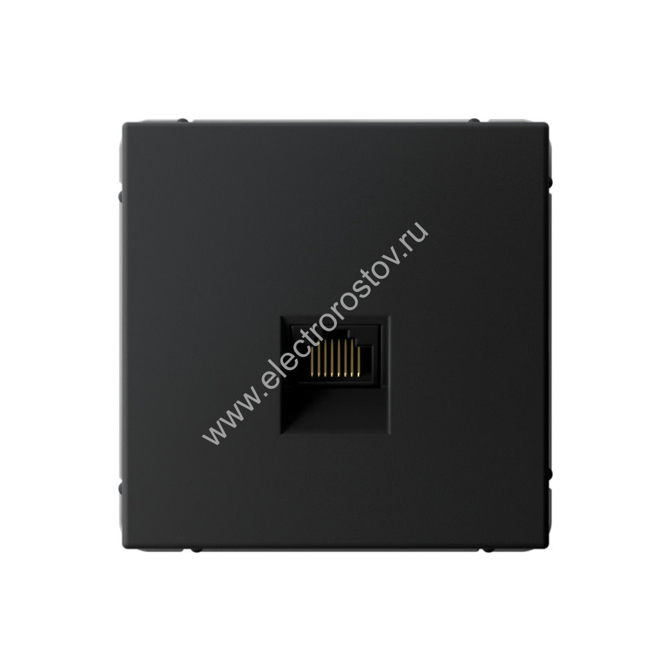 Systeme Electric ArtGallery Карбон Розетка компьютерная RJ45, кат. 6A, механизм