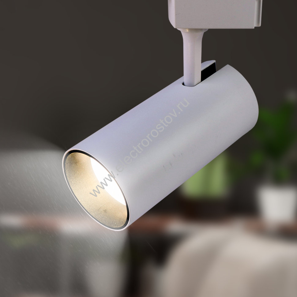 ЭРА Трековый светильник однофазный TR5-30 COB WH 30 ватт 4000К 2100Лм белый