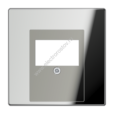 LS 990 Блестящий хром Крышка для ТАЕ-розетки, моно/стерео-аудиорозетки JUNG