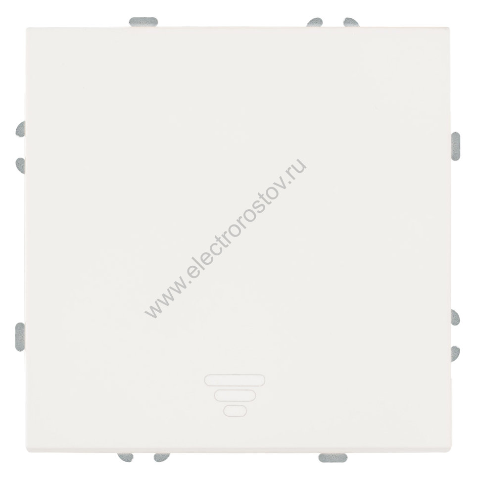 STEKKER Эмили Белый фарфор, soft touch Выключатель 1-клавишный кнопочный