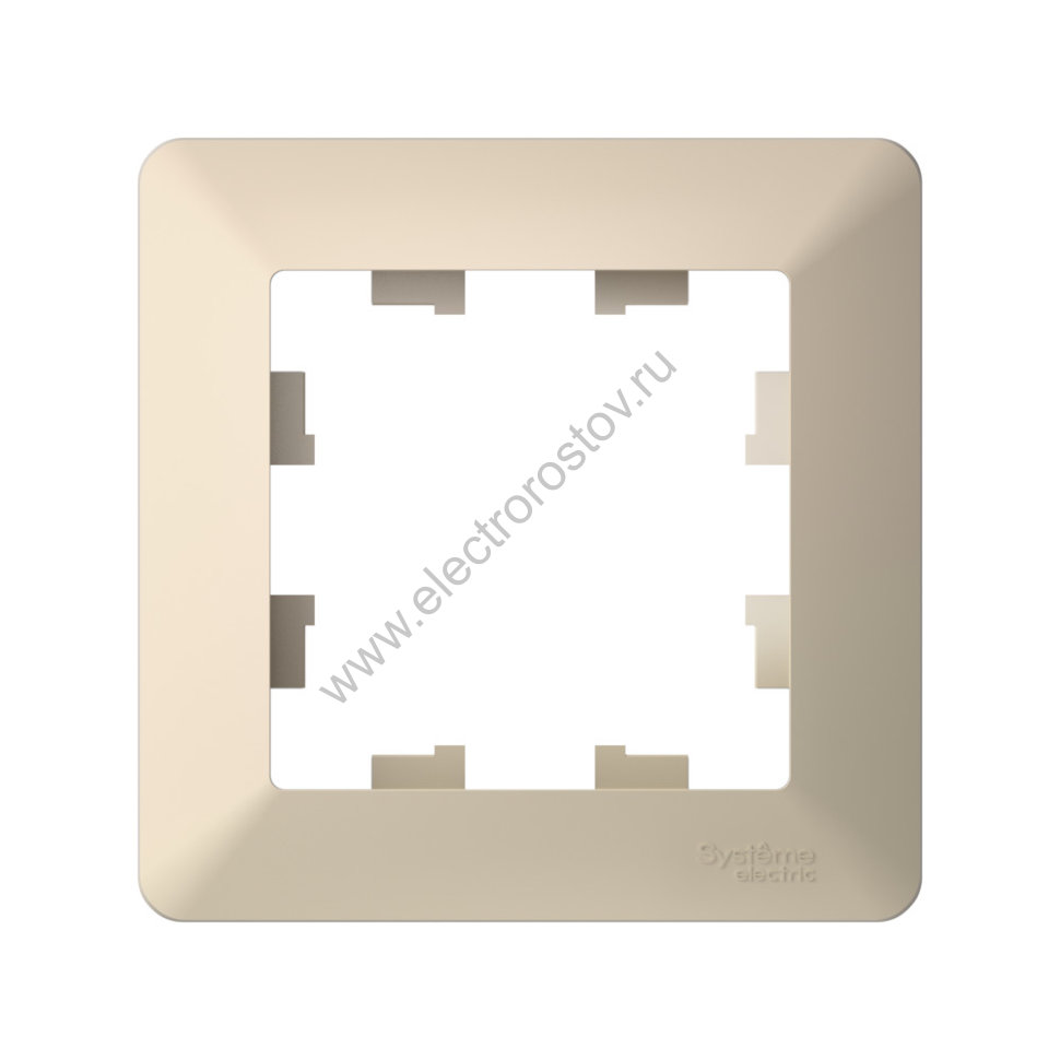 Systeme Electric AtlasDesign Air Бежевый/дымчатый белый Рамка 1-ая
