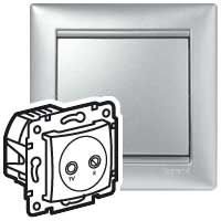 Valena Алюминий Розетка TV-FM оконечная 862 МГц 10дБ Legrand