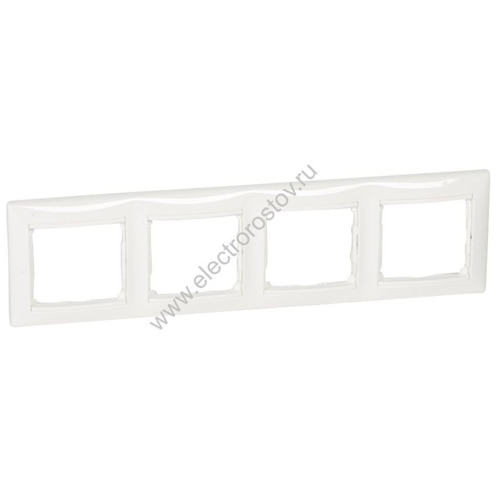 Valena Белый Рамка 4 пост Legrand