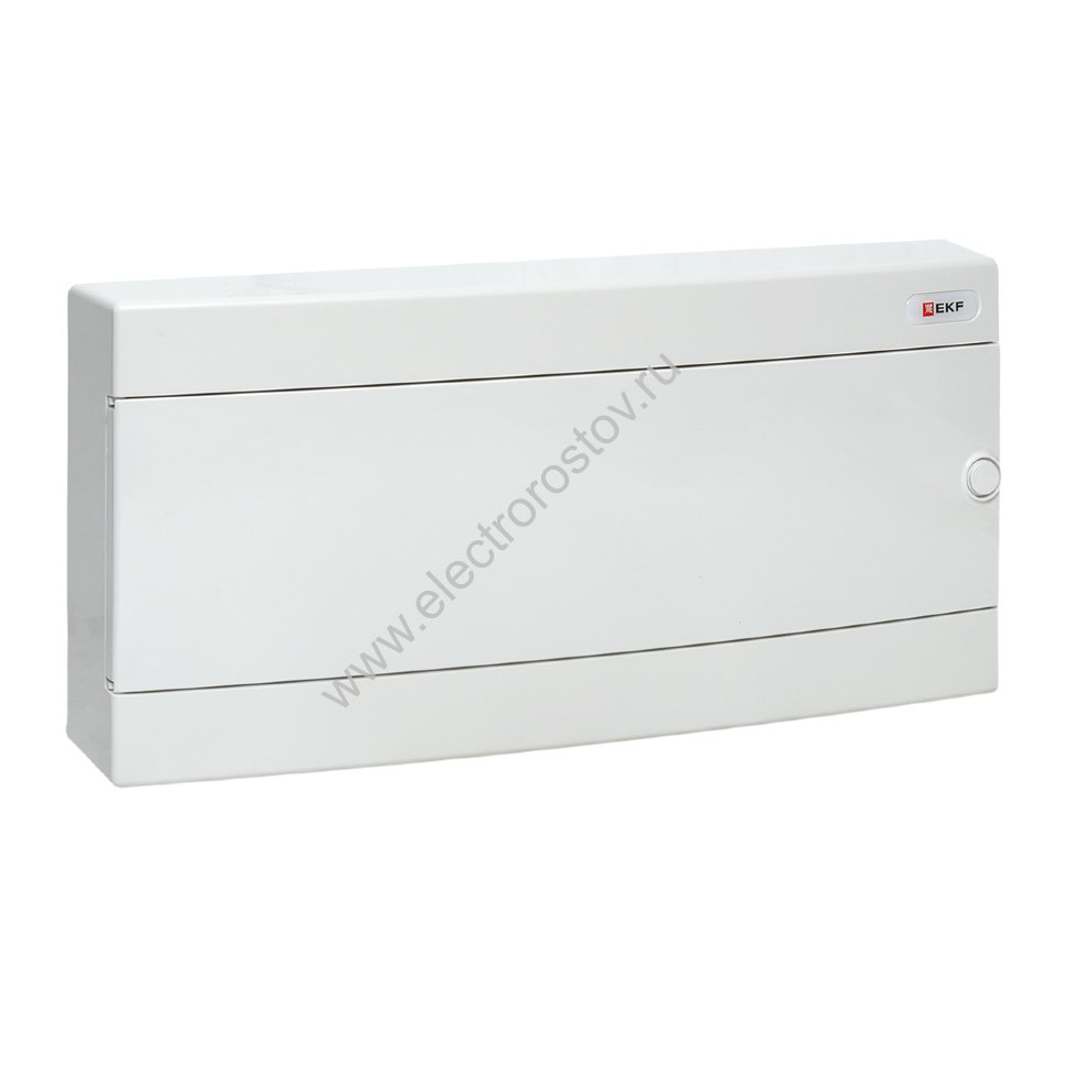 EKF Щит распределительный навесной "Unix" белая дверь 1х24 модулей IP40 EKF PROxima