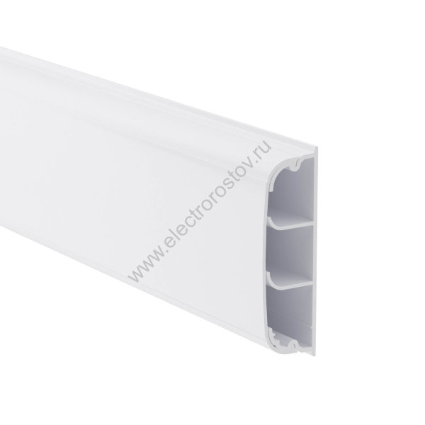 DKC Кабель-канал плинтусного типа 70х22 мм, трехсекционный, с крышкой