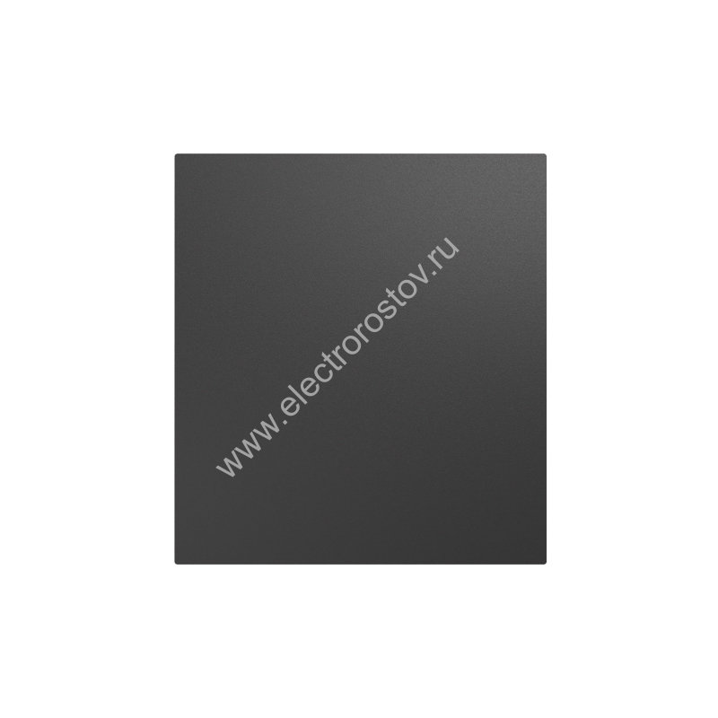 KRANZ STRONG Выключатель 1 кл перекрестный (переключатель) 10А с/у графит, с 1-пост. рамкой