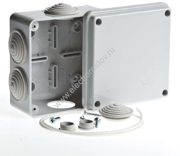 Распред. коробка открытой установки 100х100х50 IP54 RUVinil