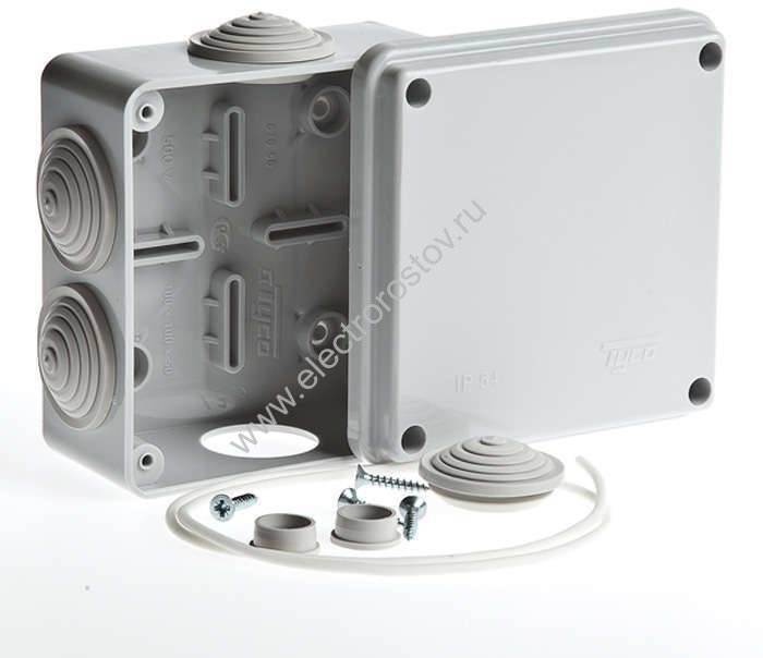 Распред. коробка открытой установки 100х100х50 IP54 RUVinil