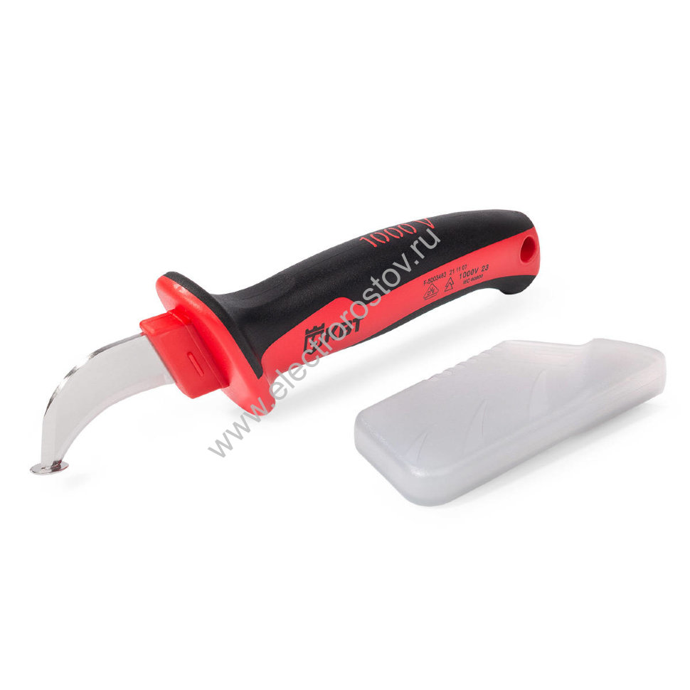 Нож для снятия изоляции диэлектрический с пяткой НМИ-01 КВТ
