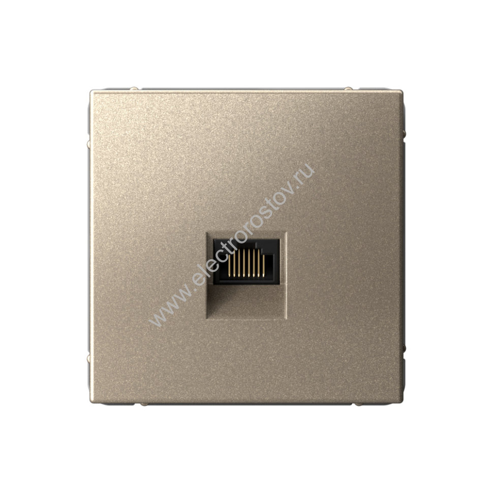Systeme Electric ArtGallery Шампань Розетка компьютерная RJ45, кат. 5е, механизм