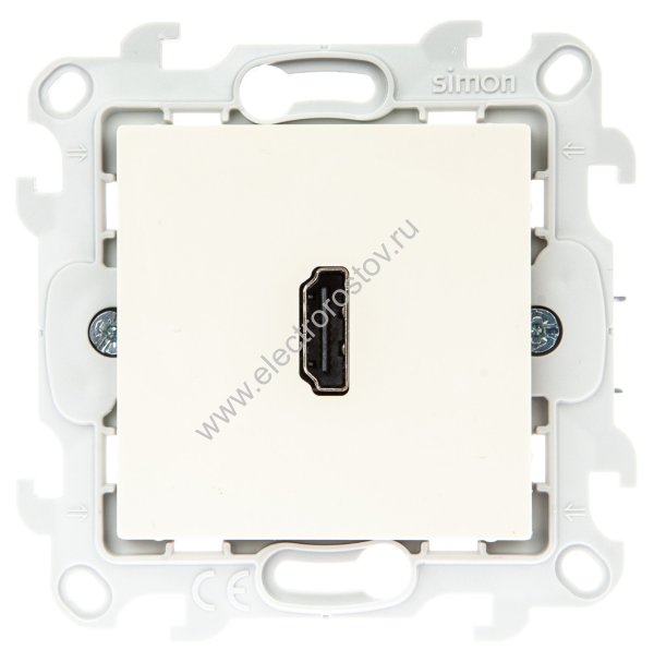 Simon 24 Слоновая кость Розетка HDMI 1.4 Simon