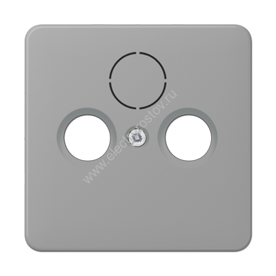 CD 500 Серый Накладка TV-FM-SAT JUNG