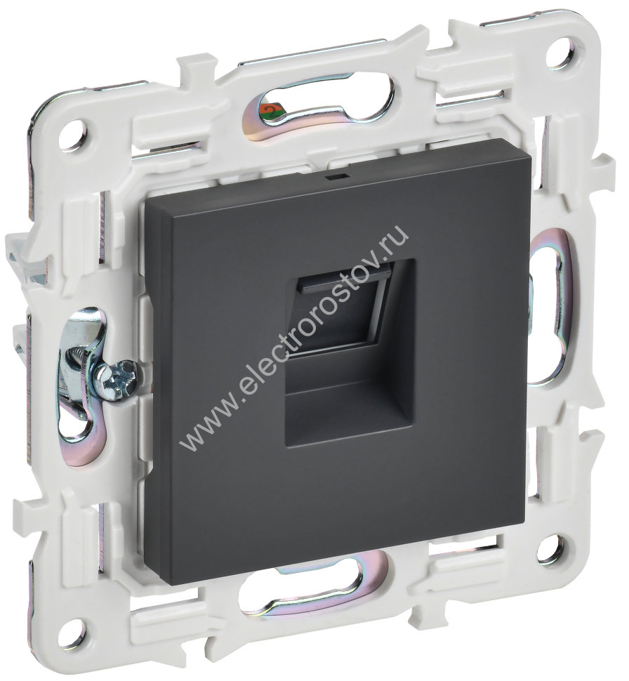 IEK SKANDY Титан Розетка компьютерная RJ45 кат.5E SK-K01T