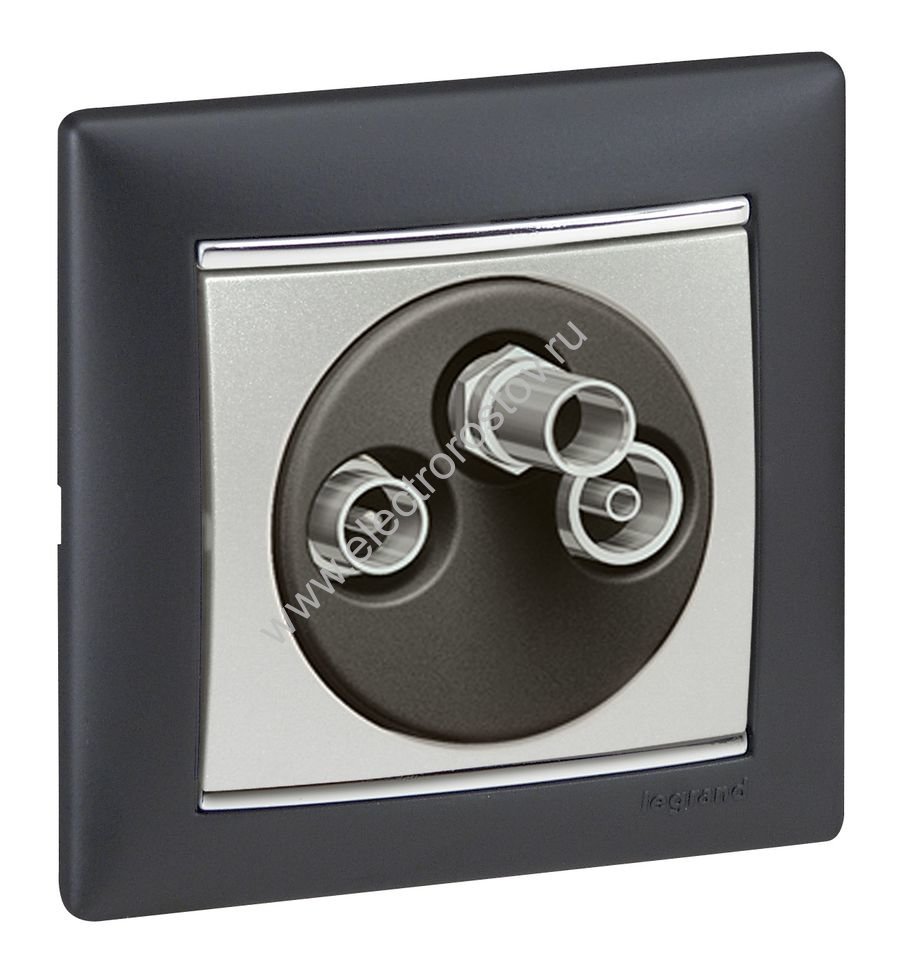 Valena Алюминий Розетка TV-FM-SAT единственная 5-2400 МГц 1,5 дБ Legrand