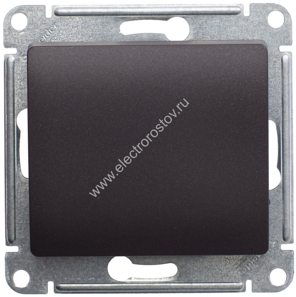 Glossa Шоколад Переключатель 1-клавишный Schneider Electric