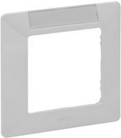 Etika Алюминий Рамка 1-ая с держателем для маркировки Legrand