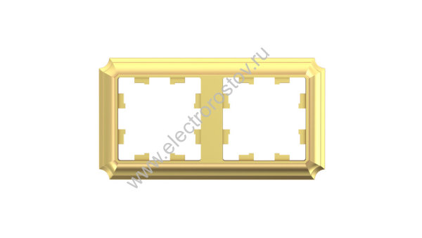 Systeme Electric AtlasDesign Antique Золото Рамка 2-ая, универсальная
