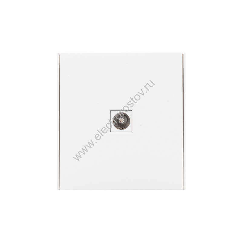 KRANZ STRONG Розетка TV с/у жемчуг, с 1-пост. рамкой