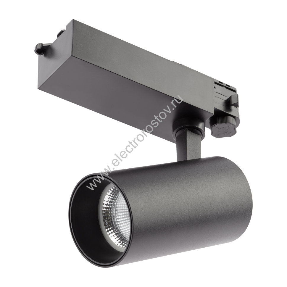 ЭРА Трековый светильник трёхфазный SТR-30-36-40K-B30 узкий луч 4000K черный