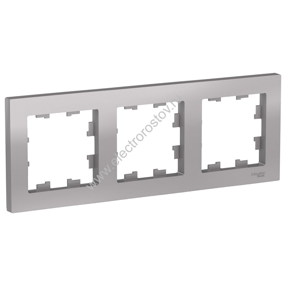 AtlasDesign Алюминий Рамка 3-ая, универсальная Schneider Electric