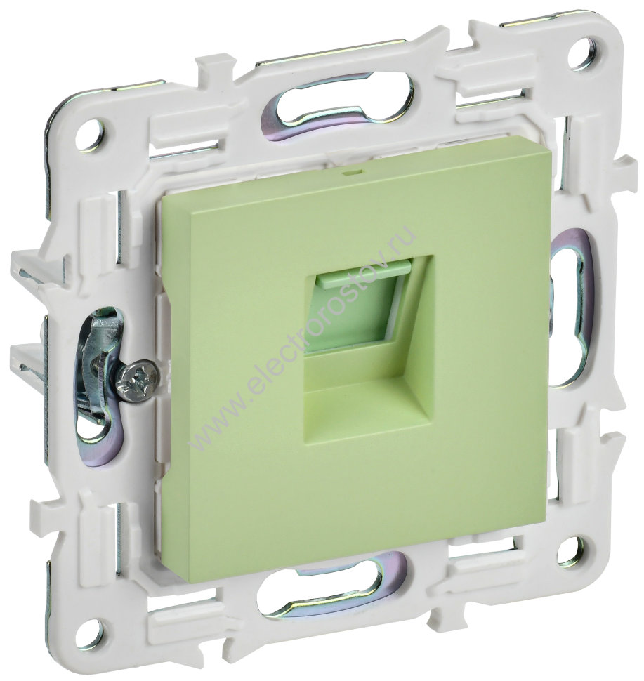 IEK SKANDY Мятный Розетка компьютерная RJ45 кат.5E SK-K01G