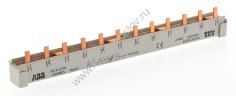 Шина соединительная PIN 3ф 12 мод. 63А PS3/12 ABB