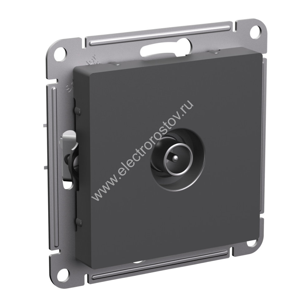 AtlasDesign Базальт Розетка TV оконечная 1DB, механизм Schneider Electric