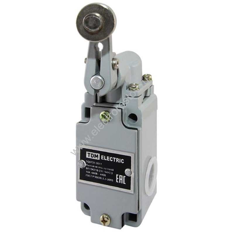 Выключатель путевой ВП15К21Б-231-54У2.8 10А 660В IP54 TDM