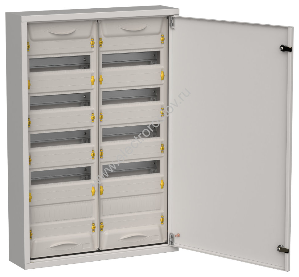 TITAN 5 Корпус мет. ЩРн-120 (2х60) 835х570х140 IP31 сер IEK