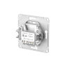 AtlasDesign Aqua Карбон Выключатель 2-клавишный IP44 с быстрозажим. клеммами Schneider Electric
