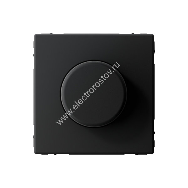 Systeme Electric ArtGallery Карбон Светорегулятор (диммер) повор-нажим, LED, RC, 400Вт, механизм