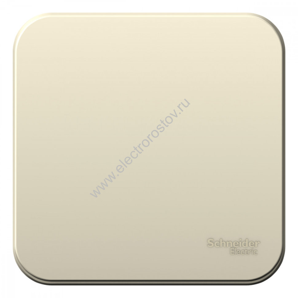 Blanca наруж Молочный Переключатель 1-клавишный 10А, 250B, изолир. пластина Schneider Electric