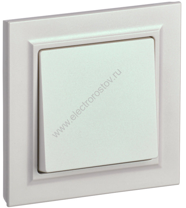 IEK BRITE Жемчуг Выключ. 1-кл. 10А в сборе ВСР10-1-0-БрЖ