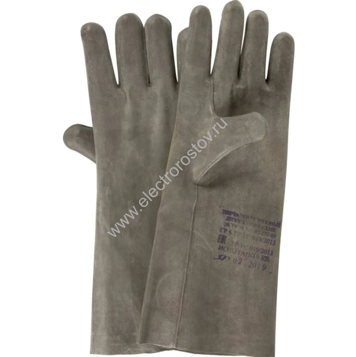Перчатки диэлектрические шовные до 1000В
