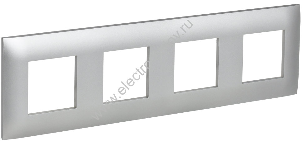 IEK SKANDY Серебряный Рамка 4-ая SK-F04S
