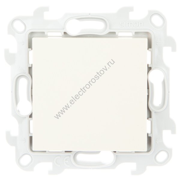 Simon 24 Слоновая кость Выключатель кнопочный 1-клавишный Simon