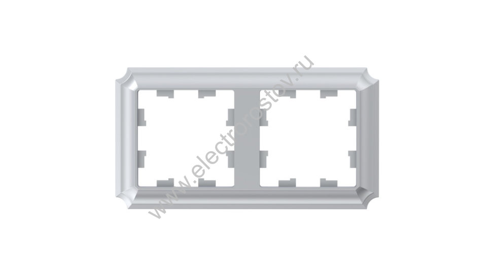 Systeme Electric AtlasDesign Antique Алюминий Рамка 2-ая, универсальная