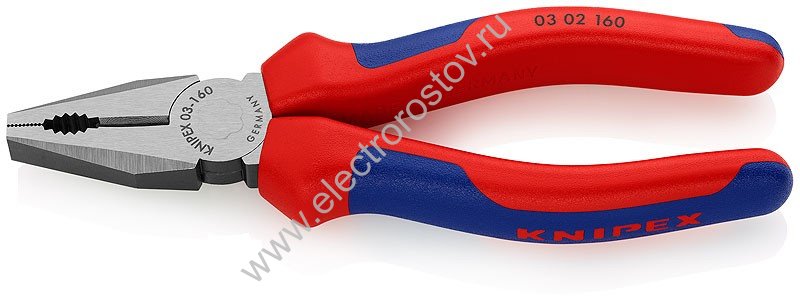 Пассатижи 160мм комбинированные KNIPEX