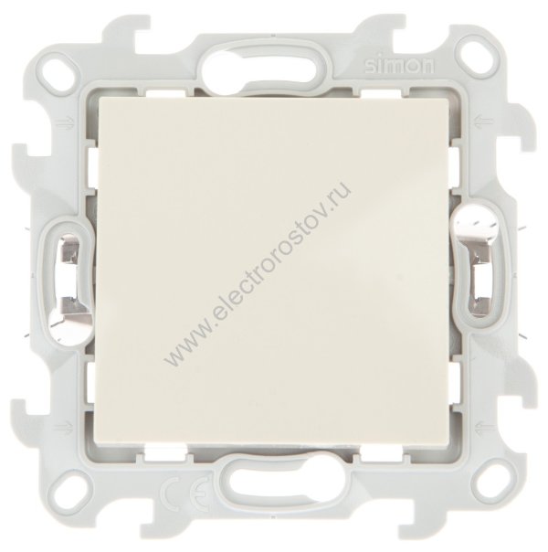 Simon 24 Слоновая кость Выключатель кнопочный 1-клавишный Push and Go Simon