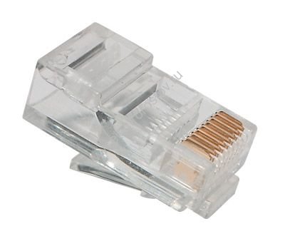Коннектор VCOM RJ45 кат.5е 8P8C