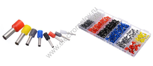 Набор наконечников НШВИ 800шт изолированныйе 0,5-10мм²