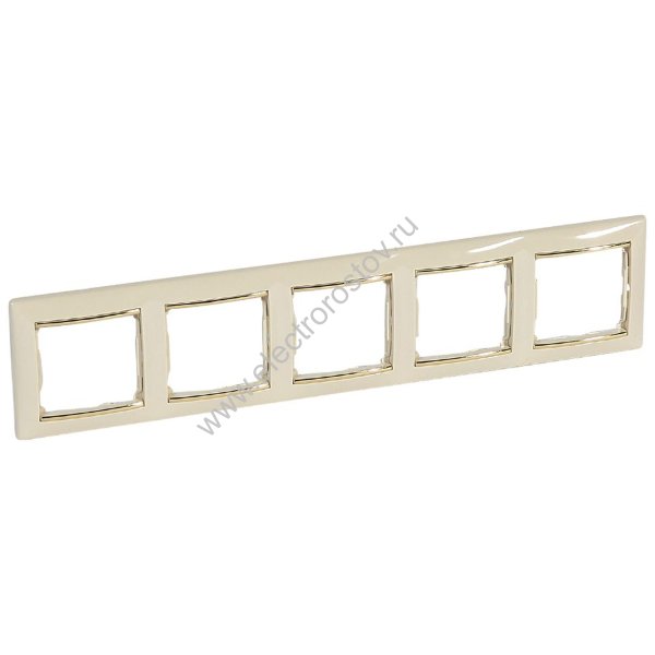 Valena Крем/Золотой штрих Рамка 5-ая Legrand